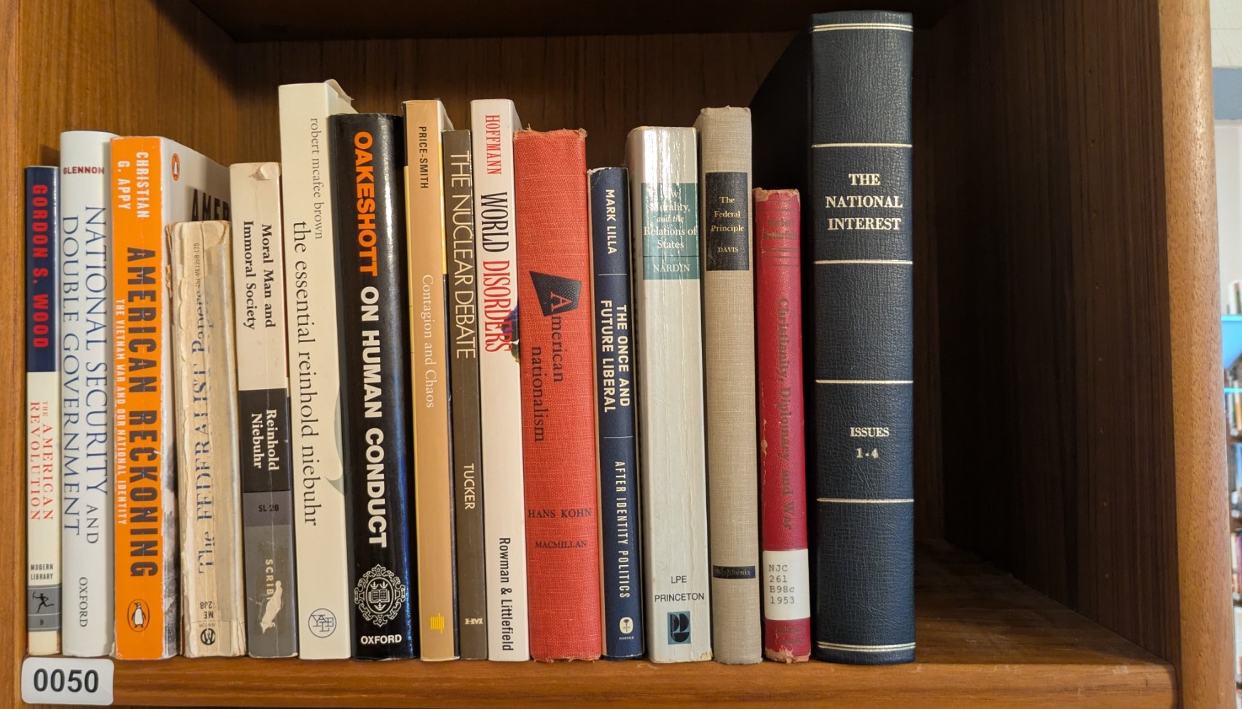 Books on Shelf 50