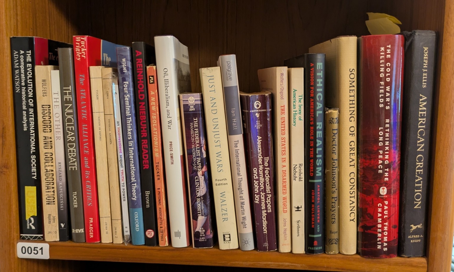 Books on Shelf 51