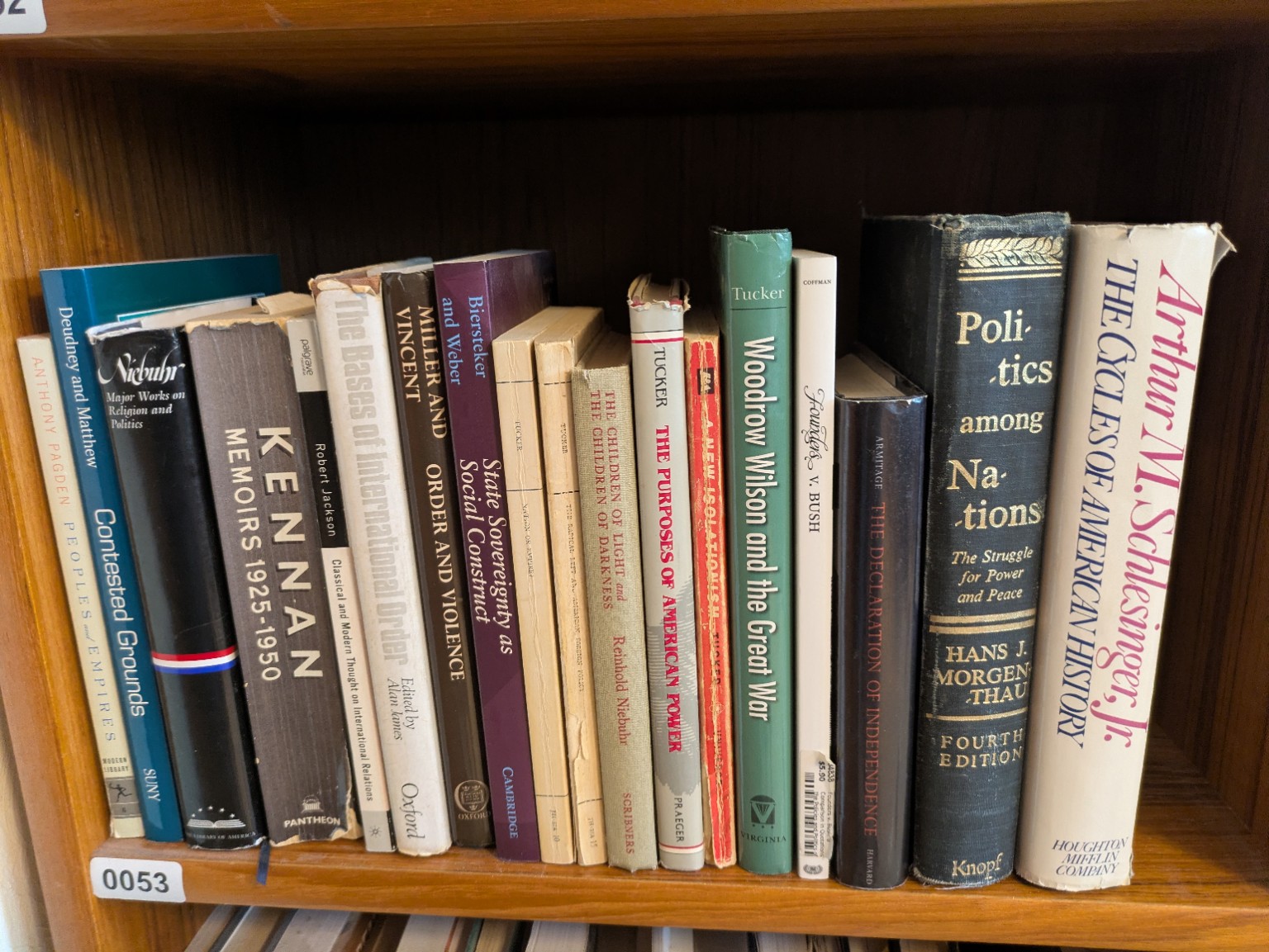 Books on Shelf 53