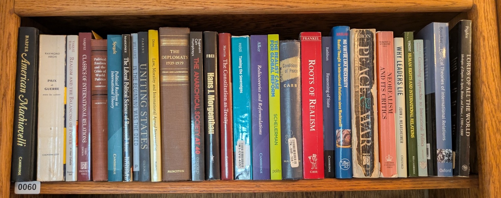 Books on Shelf 60